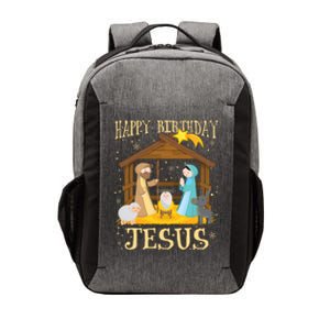 Happy Birthday Jesus Funny Christmas Nativity Christian Vector Backpack