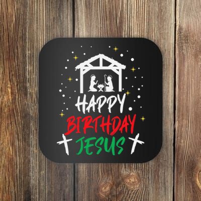 Happy Birthday Jesus Coaster