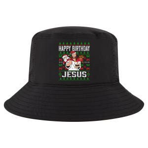 Happy Birthday Jesus Christmas Pajama Holiday Xmas Cool Comfort Performance Bucket Hat