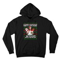 Happy Birthday Jesus Christmas Pajama Holiday Xmas Hoodie