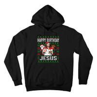 Happy Birthday Jesus Christmas Pajama Holiday Xmas Tall Hoodie