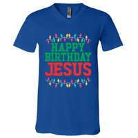 Happy Birthday Jesus Christian Christmas Cute Gift V-Neck T-Shirt