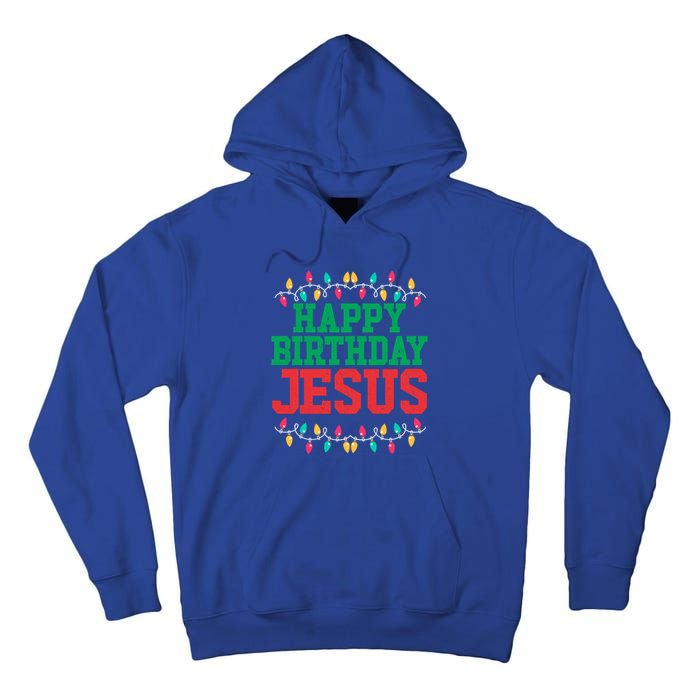 Happy Birthday Jesus Christian Christmas Cute Gift Tall Hoodie