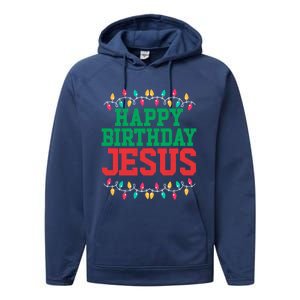 Happy Birthday Jesus Christian Christmas Cute Gift Performance Fleece Hoodie