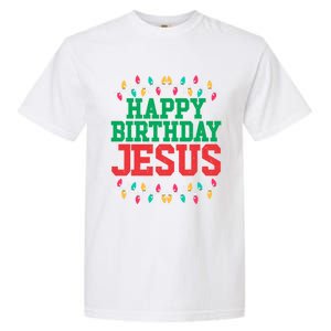 Happy Birthday Jesus Christian Christmas Cute Gift Garment-Dyed Heavyweight T-Shirt