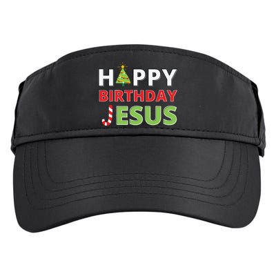 Happy Birthday Jesus Funny Christian Christmas Adult Drive Performance Visor