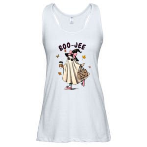 Halloween Boo Jee Ghost Spooky Season Funny Boojee Ghost Gift Ladies Essential Flowy Tank