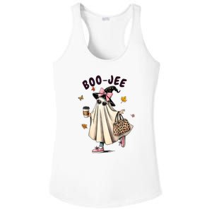 Halloween Boo Jee Ghost Spooky Season Funny Boojee Ghost Gift Ladies PosiCharge Competitor Racerback Tank