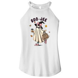 Halloween Boo Jee Ghost Spooky Season Funny Boojee Ghost Gift Women's Perfect Tri Rocker Tank