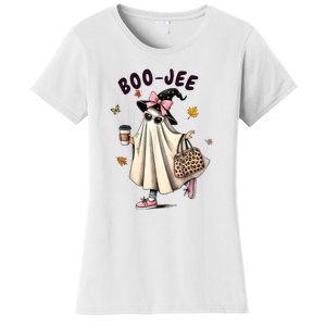 Halloween Boo Jee Ghost Spooky Season Funny Boojee Ghost Gift Women's T-Shirt