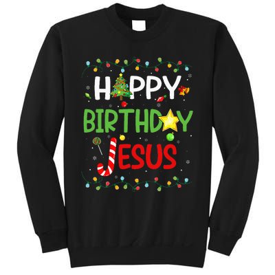 Happy Birthday Jesus Ugly Sweater Christmas Funny Pajama Sweatshirt