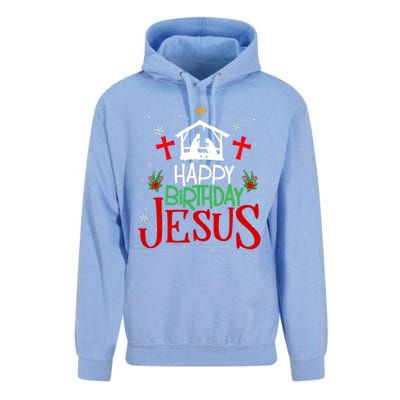 Happy Birthday Jesus Funny Christian Christmas Holiday Gifts Unisex Surf Hoodie