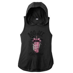 Halloween Boo Jee Mama Ladies PosiCharge Tri-Blend Wicking Draft Hoodie Tank