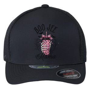 Halloween Boo Jee Mama Flexfit Unipanel Trucker Cap