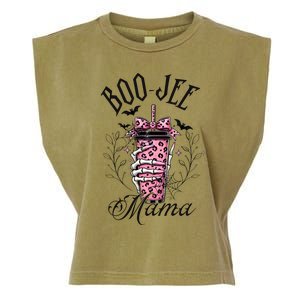 Halloween Boo Jee Mama Garment-Dyed Women's Muscle Tee