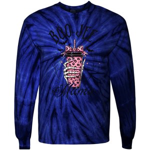 Halloween Boo Jee Mama Tie-Dye Long Sleeve Shirt