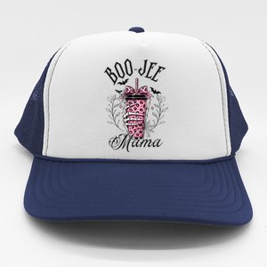 Halloween Boo Jee Mama Trucker Hat