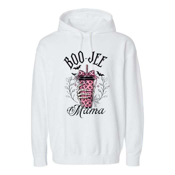 Halloween Boo Jee Mama Garment-Dyed Fleece Hoodie