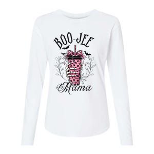 Halloween Boo Jee Mama Womens Cotton Relaxed Long Sleeve T-Shirt