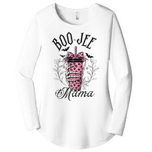 Halloween Boo Jee Mama Women's Perfect Tri Tunic Long Sleeve Shirt