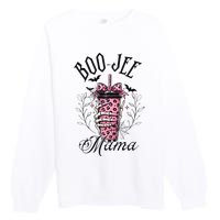 Halloween Boo Jee Mama Premium Crewneck Sweatshirt