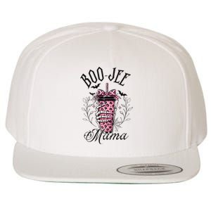 Halloween Boo Jee Mama Wool Snapback Cap