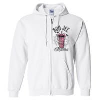 Halloween Boo Jee Mama Full Zip Hoodie