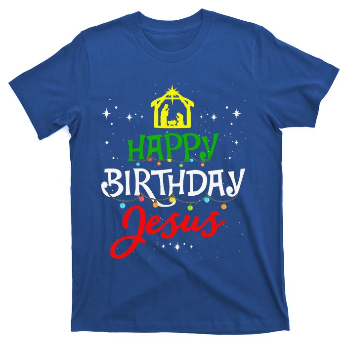 Happy Birthday Jesus Christmas Pajama Holiday Xmas T-Shirt