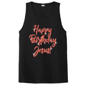 Happy Birthday Jesus Religious Christmas Gift PosiCharge Competitor Tank