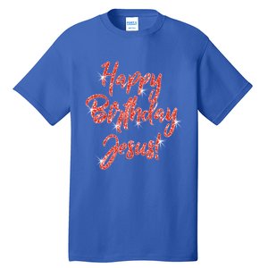 Happy Birthday Jesus Religious Christmas Gift Tall T-Shirt