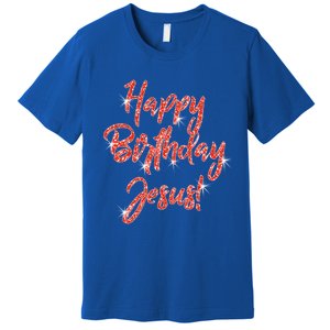 Happy Birthday Jesus Religious Christmas Gift Premium T-Shirt