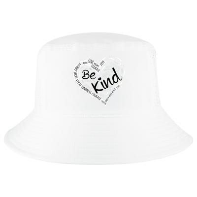 Heart Be Kind Anti Bullying Unity Day Orange Words Cool Comfort Performance Bucket Hat