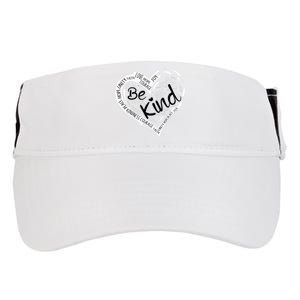 Heart Be Kind Anti Bullying Unity Day Orange Words Adult Drive Performance Visor