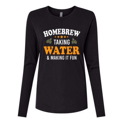 Home Brewing Kit for Craft Beer Start Homebrewing Womens Cotton Relaxed Long Sleeve T-Shirt