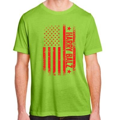 Harry Balz Kamala Harris Walz Usa Flag Political Meaningful Gift Adult ChromaSoft Performance T-Shirt