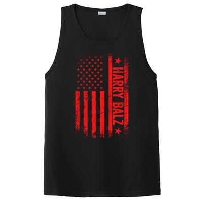 Harry Balz Kamala Harris Walz Usa Flag Political Meaningful Gift PosiCharge Competitor Tank