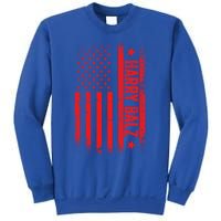 Harry Balz Kamala Harris Walz Usa Flag Political Meaningful Gift Sweatshirt