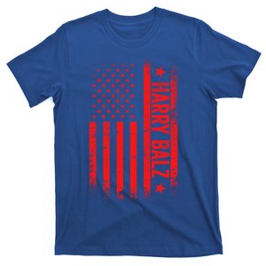 Harry Balz Kamala Harris Walz Usa Flag Political Meaningful Gift T-Shirt