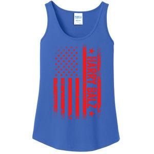 Harry Balz Kamala Harris Walz Usa Flag Political Meaningful Gift Ladies Essential Tank