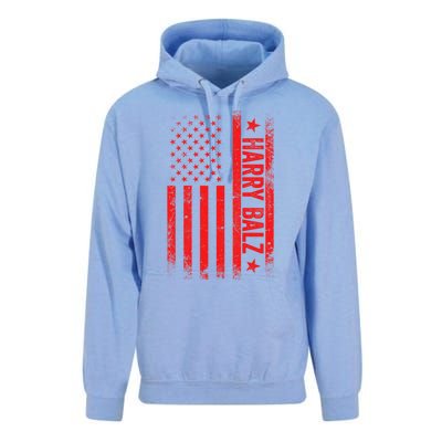 Harry Balz Kamala Harris Walz Usa Flag Political Meaningful Gift Unisex Surf Hoodie