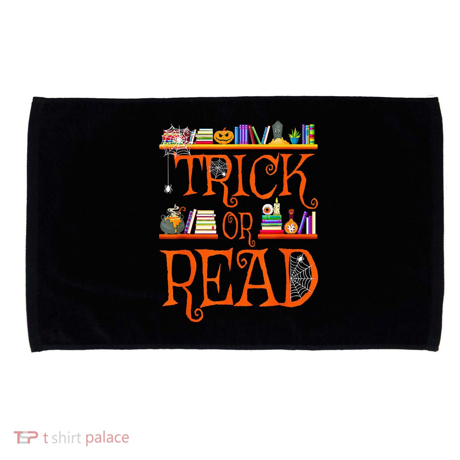 Halloween Book Lovers Librarian Trick Or Read Library Event Microfiber Hand Towel