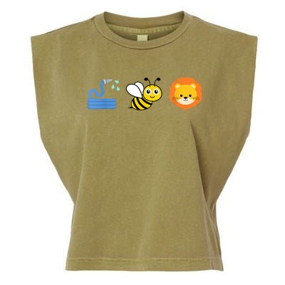 Hose Bee Lion Meme Garment-Dyed Women's Muscle Tee