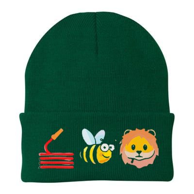 Hose Bee Lion I Am A Firefighter Knit Cap Winter Beanie