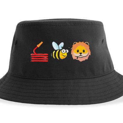 Hose Bee Lion I Am A Firefighter Sustainable Bucket Hat