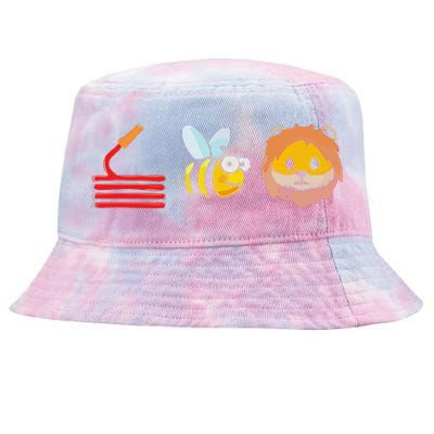 Hose Bee Lion I Am A Firefighter Tie-Dyed Bucket Hat