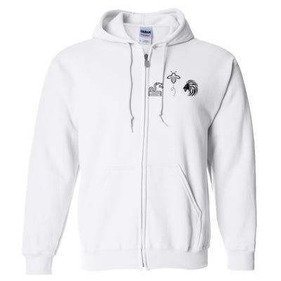 Hose Bee Lion Full Zip Hoodie