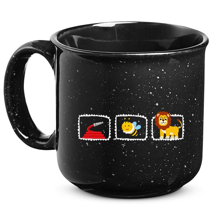 Hose Bee Lion Funny Hoes Be Lying Pun Intended 15oz Campfire Ceramic Mug