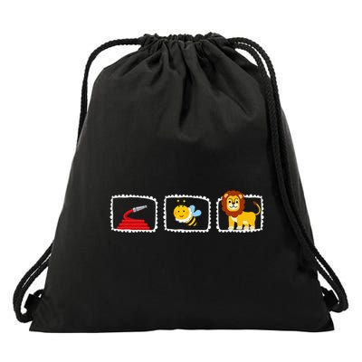 Hose Bee Lion Funny Hoes Be Lying Pun Intended Drawstring Bag