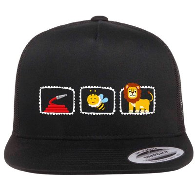 Hose Bee Lion Funny Hoes Be Lying Pun Intended Flatbill Hat