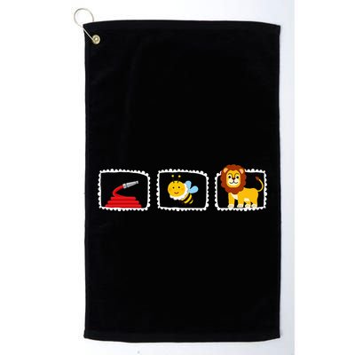Hose Bee Lion Funny Hoes Be Lying Pun Intended Golf Towel